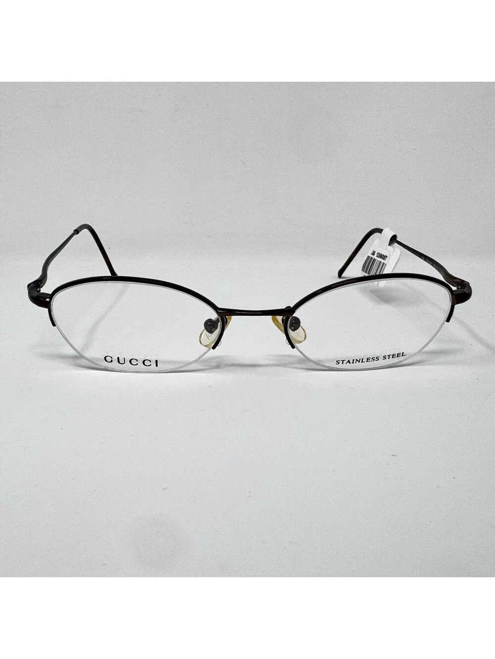 Vintage Gucci GG2660 7PR Brown Eyeglass Frames 48-18-135 Made in Italy Y2K
